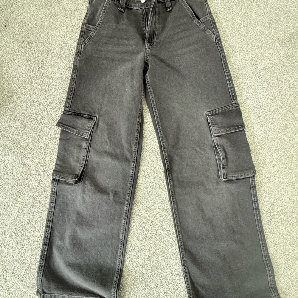 H&M Kids Gray Cargo Jeans